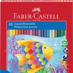 Faber-Castell Design Series Aquarelle Full Length Water Color Pencils - 48 Shades