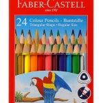 Faber-Castell Triangular Colour Pencils - Pack Of 1 (Assorted)