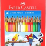 Faber-Castell 36 Triangular Colour Pencils|Multicolor