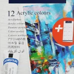 Faber-Castell A.W. Student Acrylic 20Ml Colour (Pack Of 12, Multicolour)
