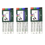 Faber-Castell Whiteboard Marker - Pack Of 3 (Assorted) In 1 Packet 4 Pieces