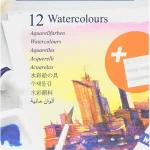 Faber-Castell Creative Studio Watercolours 9 Ml Set Of 12, Blue