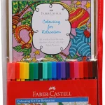 Faber-Castell Coloring For Relaxation Kit - Round (Assorted)