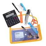 Solo Flexi Utility Bag with Xtra Net Pocket, Expandable (Mix Color-A5 Size) DC552 Pack of 5