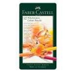 Faber-Castell Polychromos Color Pencils Set, Multicolored, 12 Color Pencils