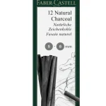 Faber-Castell Charcoal Natural Pitt Set - Pack Of 12
