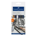 Faber-Castell Charcoal Drawing Set - Pack Of 6