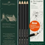 Faber-Castell Pitt Graphite Matt-Set Of 6