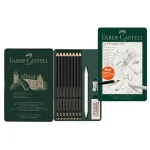 Faber-Castell Graphite Pencil Set Pitt Graphite Matt Tin Of 11
