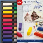 Faber-Castell Soft Pastels Mini- Set Of 24, Gold, Multi