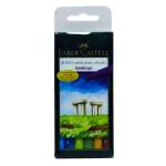 Faber-Castell Pitt Artist Landscape Color Pen Set-Pack Of 6|Multicolor