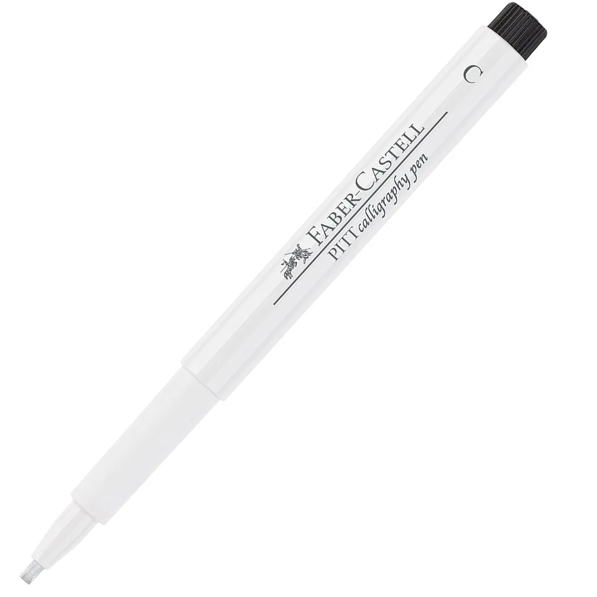 FC167501.webp Faber-Castell Pitt Artist Calligraphy Pen - Pack Of 10 (White) - Image 1