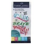 Faber-Castell Hand Lettering Pitt Artist Fine Pen Set - Pack Of 6