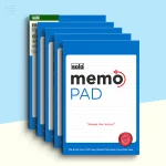Solo Memo Pad – The New Age Pad of India | Paper Cover | Pack of 5