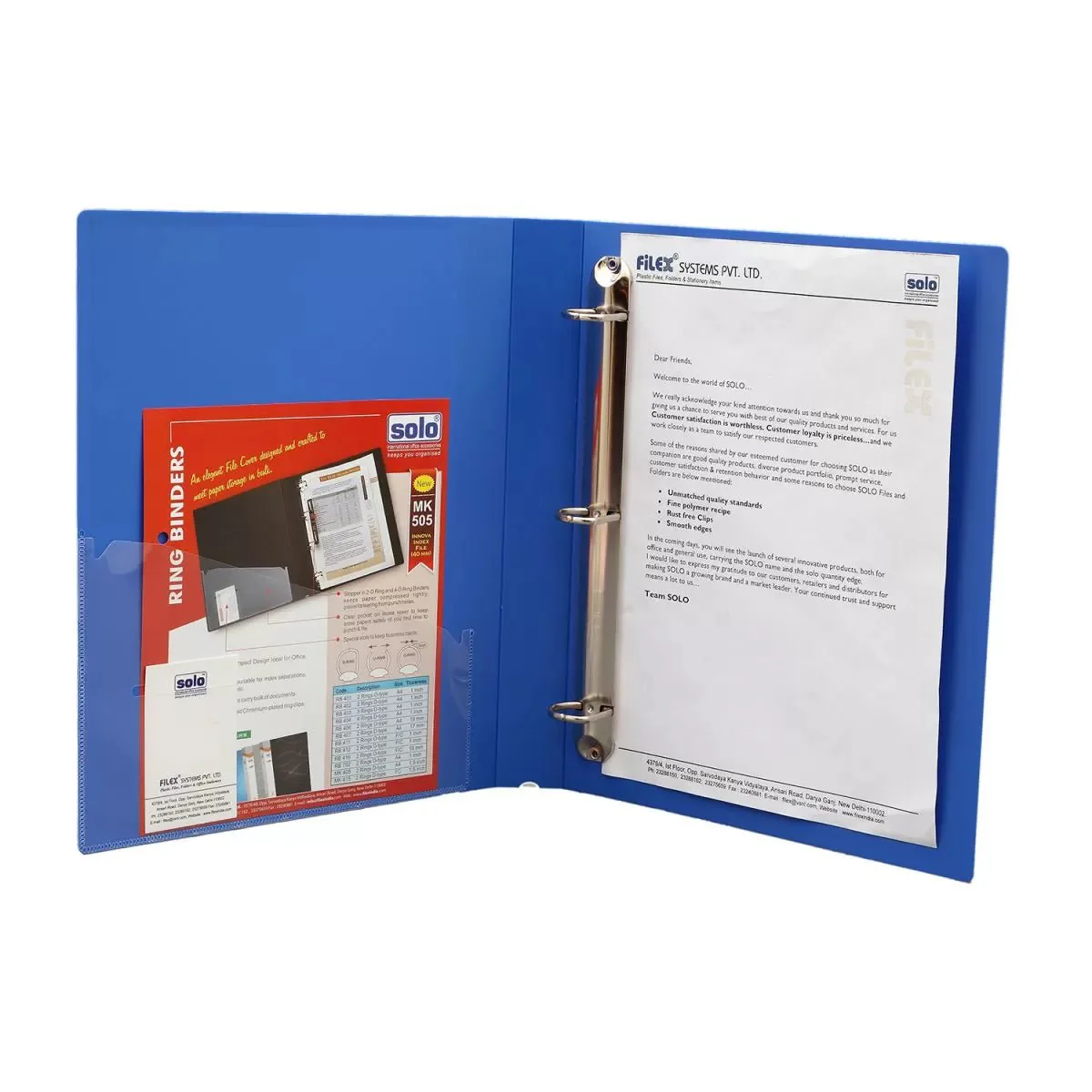 RB403.webp Solo Ring Binder-3D-Ring – A4 (RB403) - Image 1