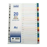 Solo Plastic Separators (SP520) – A to Z Tabs A4