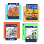 Solo Mixed Media Sketchpad, A4 Size, 30 Sheets (Pack of 4), 140 GSM – Portrait